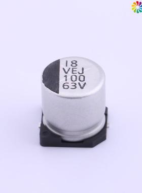 正品VEJ101M1JTR-1010原装贴片铝电解电容 ±20% - 63V