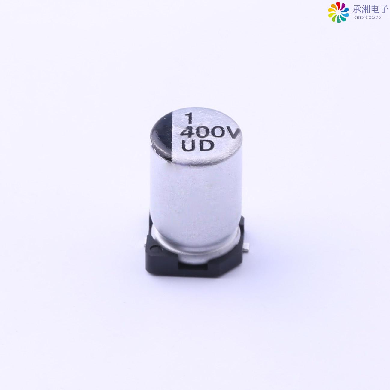 正品UD2G1R0M0610原装贴片铝电解电容 ±20% 400V 9mA 1