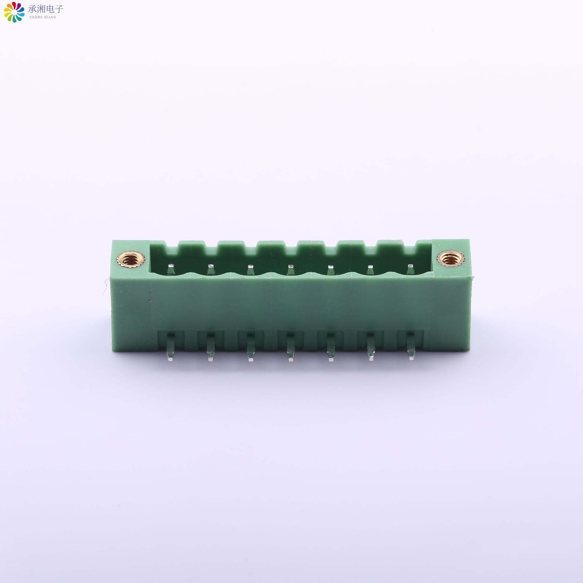 正品DB2ERM-5.08-7P-GN原装5.08mm 排数:1 每排P数:7