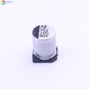 全新VEJ101M1HTR-0810L正品贴片铝电解电容 ±20% - 50V