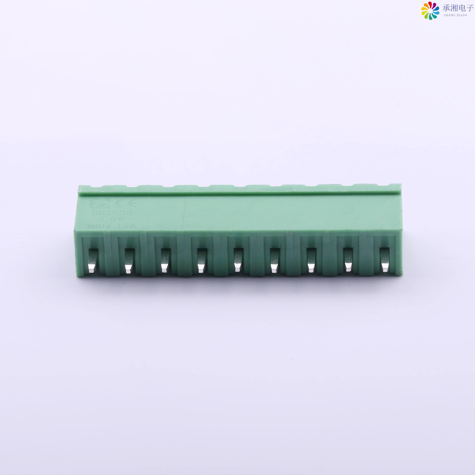 正品DB2EV-5.08-9P-GN原装5.08mm 排数:1 每排P数:9 直针