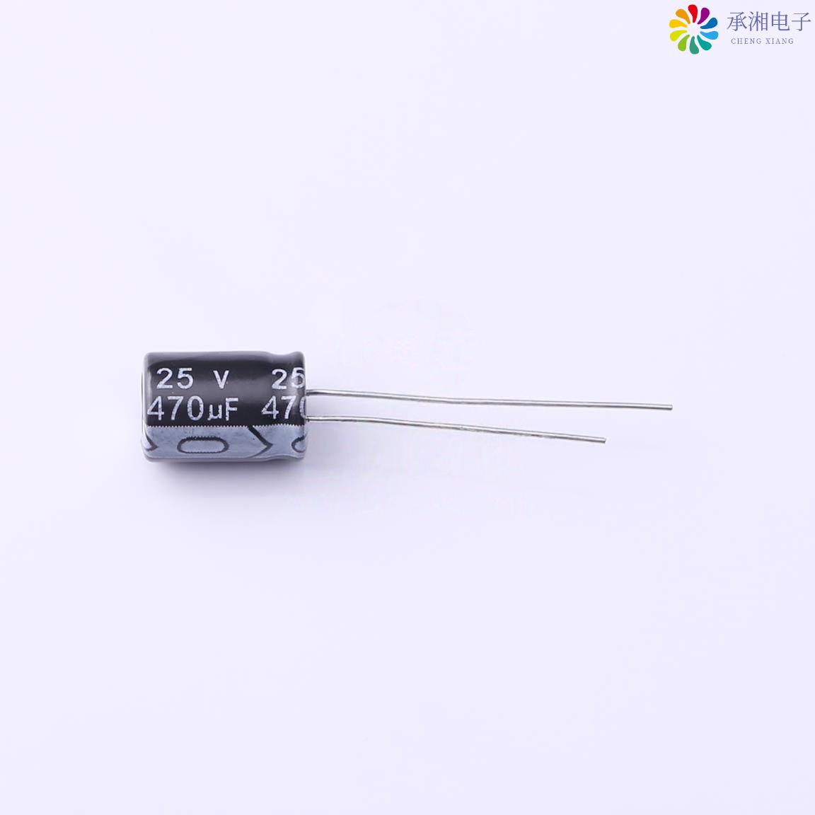 正品01EC1227SHC470UF25V原装直插铝电解电容 AEC_D8X1