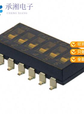 正品SDA06H0SB原装SWITCH SLIDE DIP SPST 25MA 24V