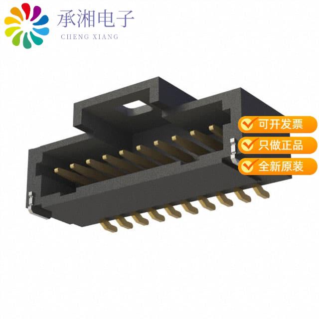 正品T1M-10-F-SH-L-K原装CONN HEADER SMD R/A 10POS 1MM