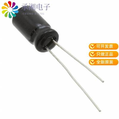 正品UVP1J100MED原装CAP ALUM 10UF 20% 63V RADIAL