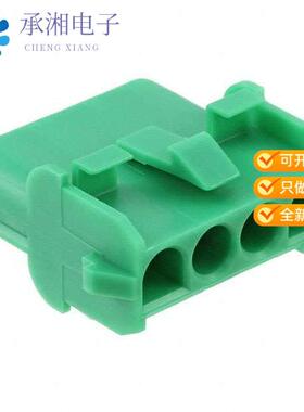 正品1-480703-5原装CONN CAP 4POS UNIV-M-N-L GREEN
