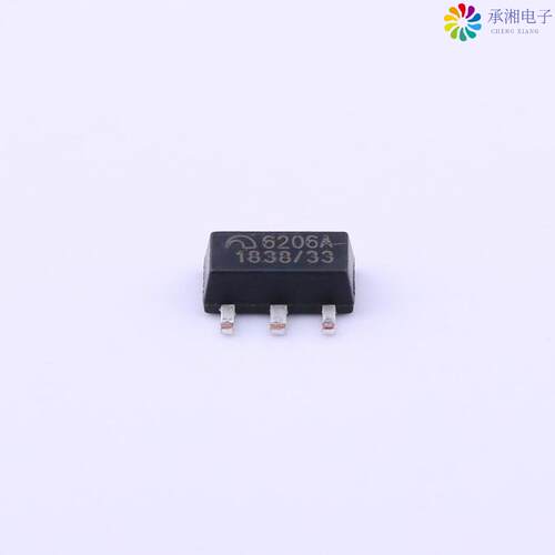 全新ME6206A33PG正品Vin=6V Vout=3.3V 300mA 50dB@(1k