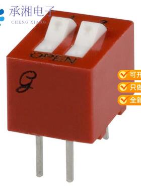 正品76SB02ST原装SWITCH ROCKER DIP SPST 150MA 30V