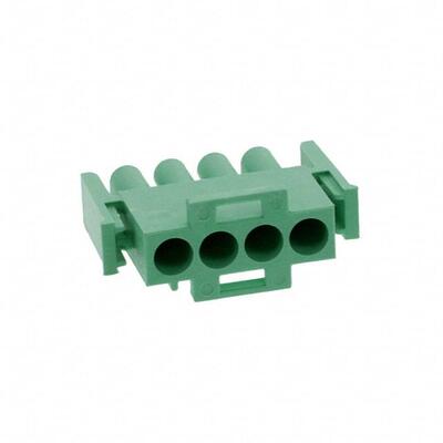 正品1-350779-5原装CONN PLUG HSG 4POS GREEN