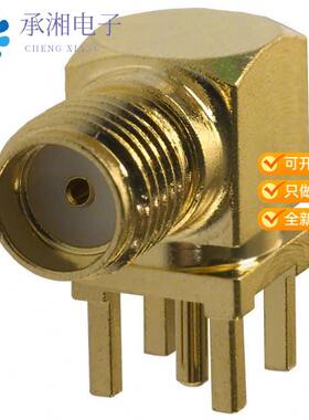 正品901-143-6RFX原装CONN SMA JACK R/A 50 OHM PCB
