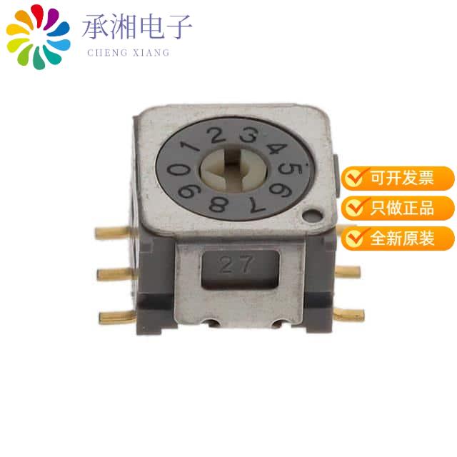 正品ND3FR10P原装SWITCH ROTARY DIP BCD 100MA 5V