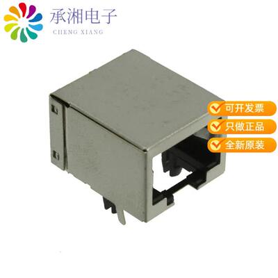 全新615008140121正品CONN MOD JACK 8P8C R/A SHIELDED