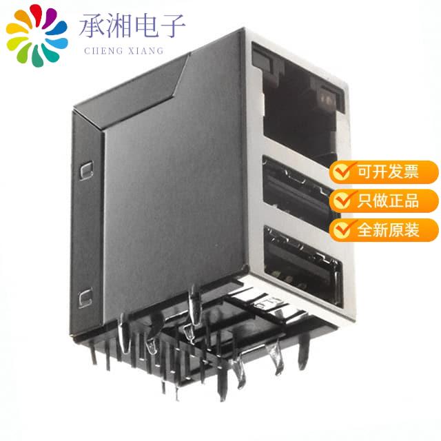 正品JW0-0006NL原装CONN JACK 1PORT 1000 BASE-TX PCB