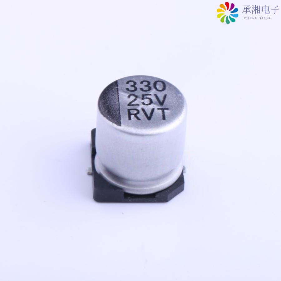 正品RVT1E331M1010原装贴片铝电解电容 ±20% 25V 330µF