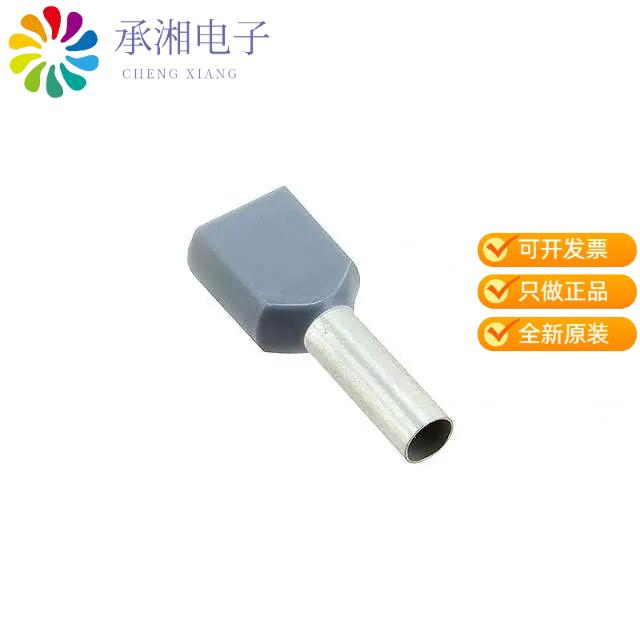 正品1-966144-0原装CONN FERRULE DIN TWO X 11AWG GRY