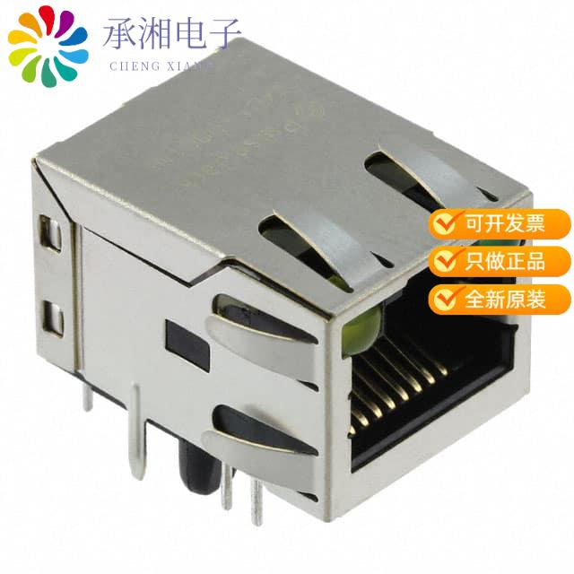 正品JXD1-0001NL原装CONN JACK 1PORT 1000 BASE-T PCB
