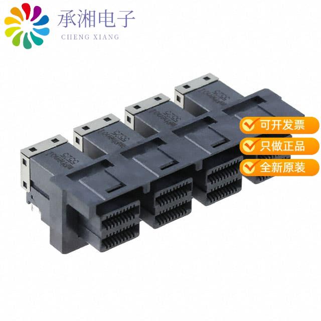 正品G40H13331HR原装CONN MINI HD SAS RCP 1X4 108P RA