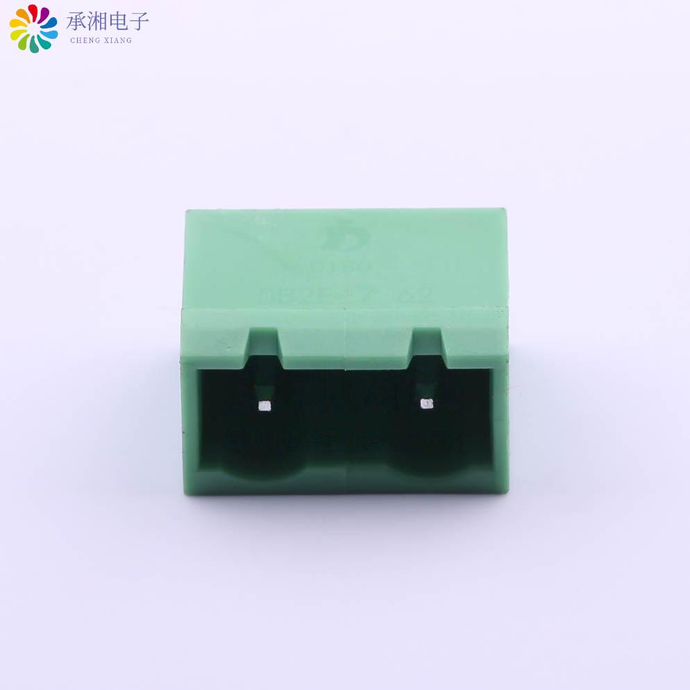 正品DB2EVC-7.62-2P-GN原装7.62mm 排数:1 每排P数:2