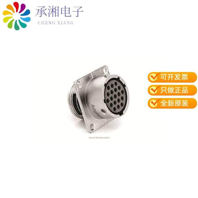 正品RT0W01419SNH03原装SQUARE FLANGE RECEPTACLE, FE