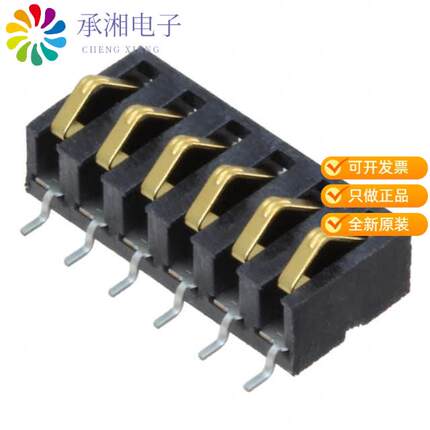 正品SIB-106-02-F-S-LC原装CONN SPRING MOD 6POS SMD
