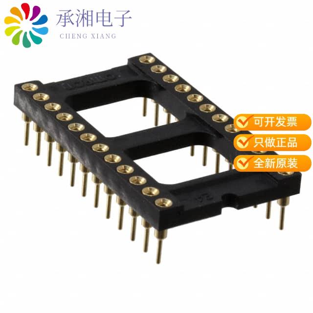 正品XR2A-2811-N原装CONN IC DIP SOCKET 28POS GOLD