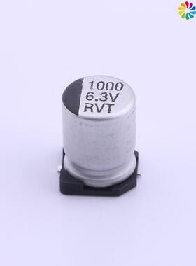 正品RVT0J102M0810原装贴片铝电解电容 ±20% 1mF - 6.3
