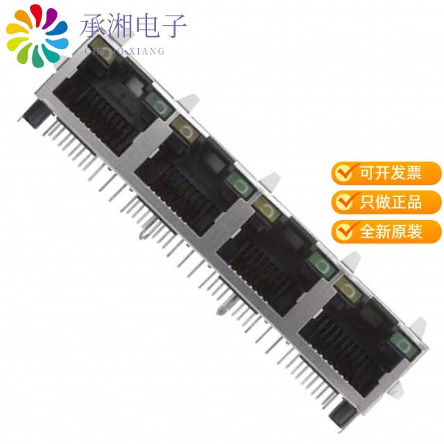 正品RJHSE-5381-04原装CONN MOD JACK 8P8C R/A SHIELDED