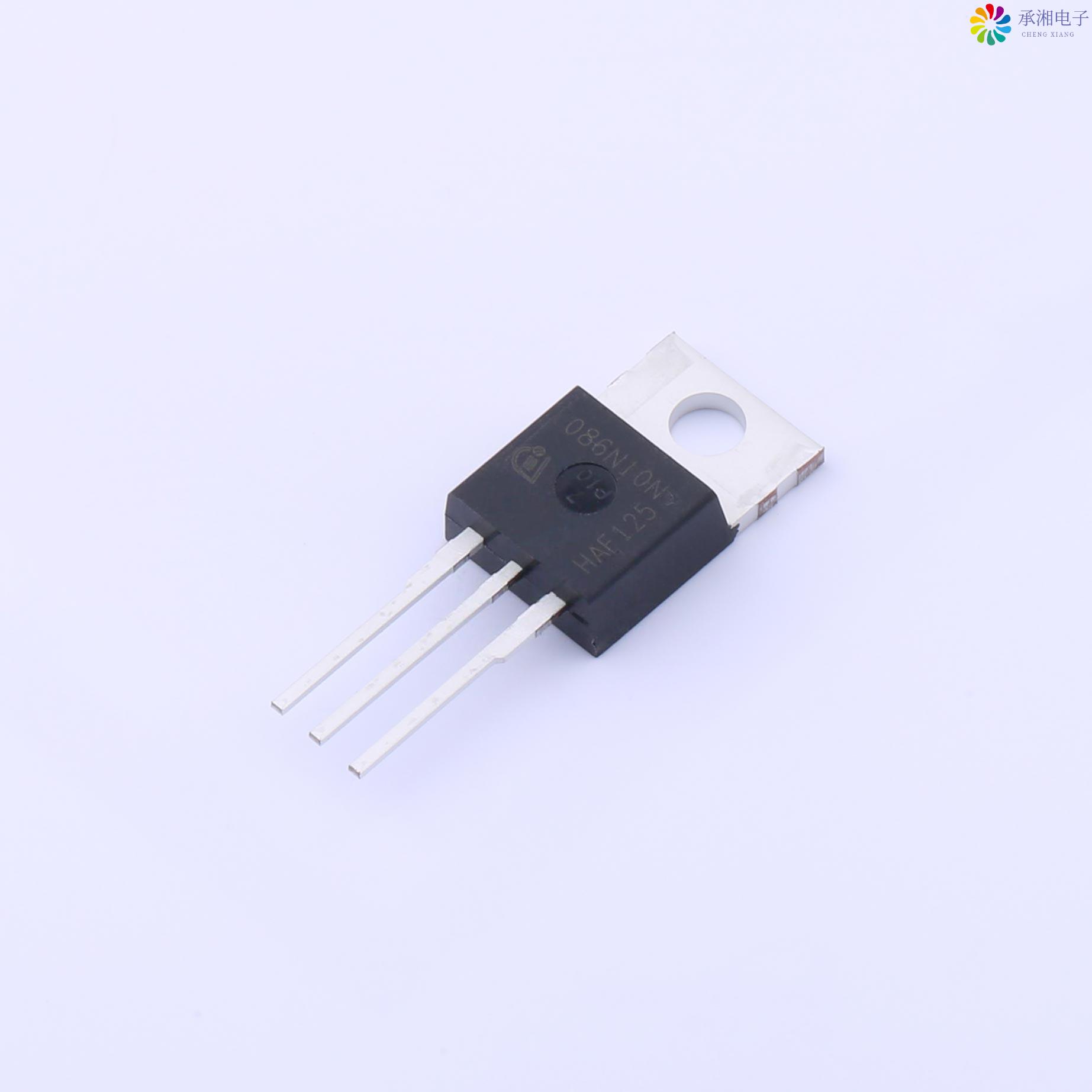 正品IPP086N10N3 G原装N沟道 漏源电压(Vdss)：10