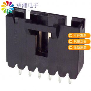 全新103638-5正品CONN HEADER VERT 6POS 2.54MM