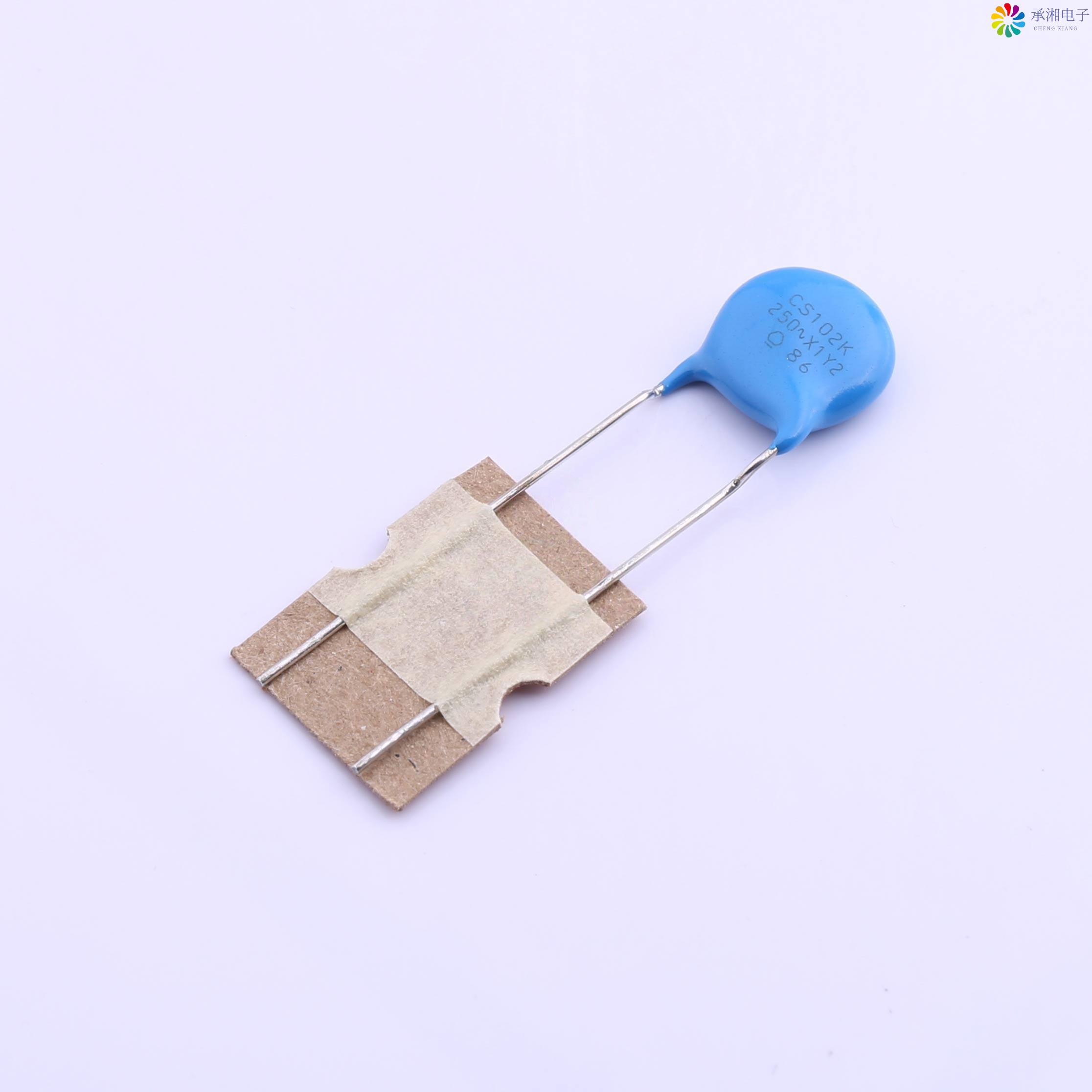 正品CS10-B2GA102KYVSA原装等级:X1,Y2 1nF ±10% 250VAC