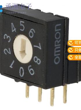 正品A6RV-102RF原装SWITCH ROTARY DIP BCD 25MA 24V