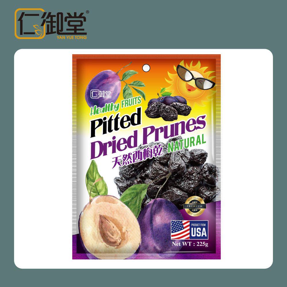 进口仁御堂美国天然西梅干225g天然水果袋装水果干零食包装