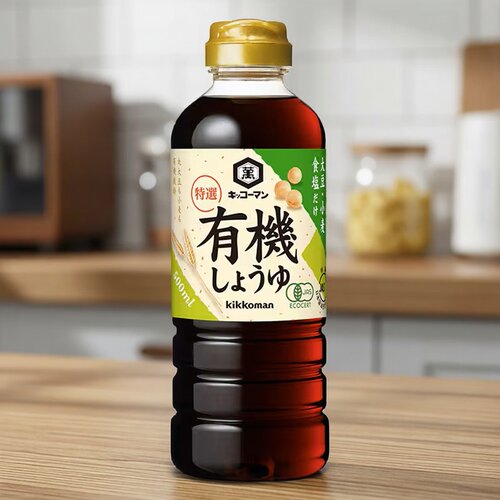 万字酱油 KIKKOMAN日本特选有机JAS认证酱油厨房家用调味进口50ml