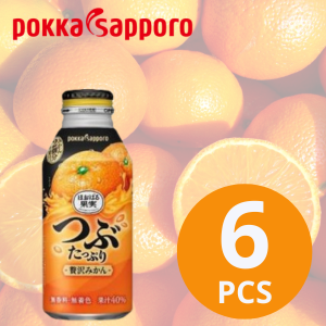 Pokka Sapporo 粒粒果肉橙汁400克x6粒粒果肉果汁40%不使用防腐剂