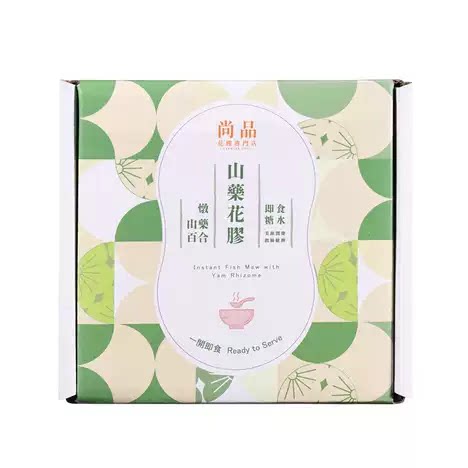 尚品山药花胶178g养颜美容胶原蛋白滋补养生强身健体营养品进口版