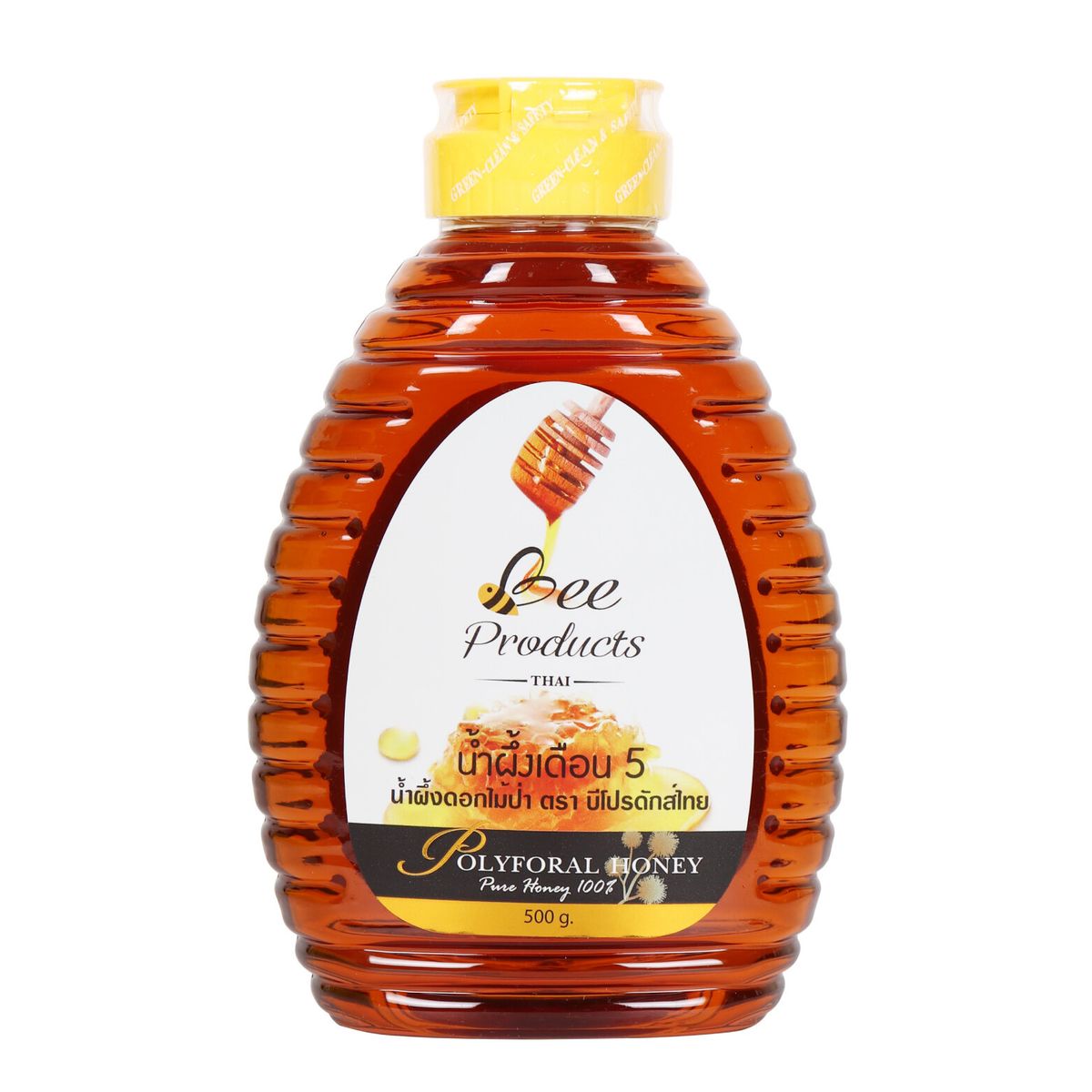 Bee Products THAI百花蜂蜜100%纯蜂蜜500克天然纯正弥漫馥郁香气