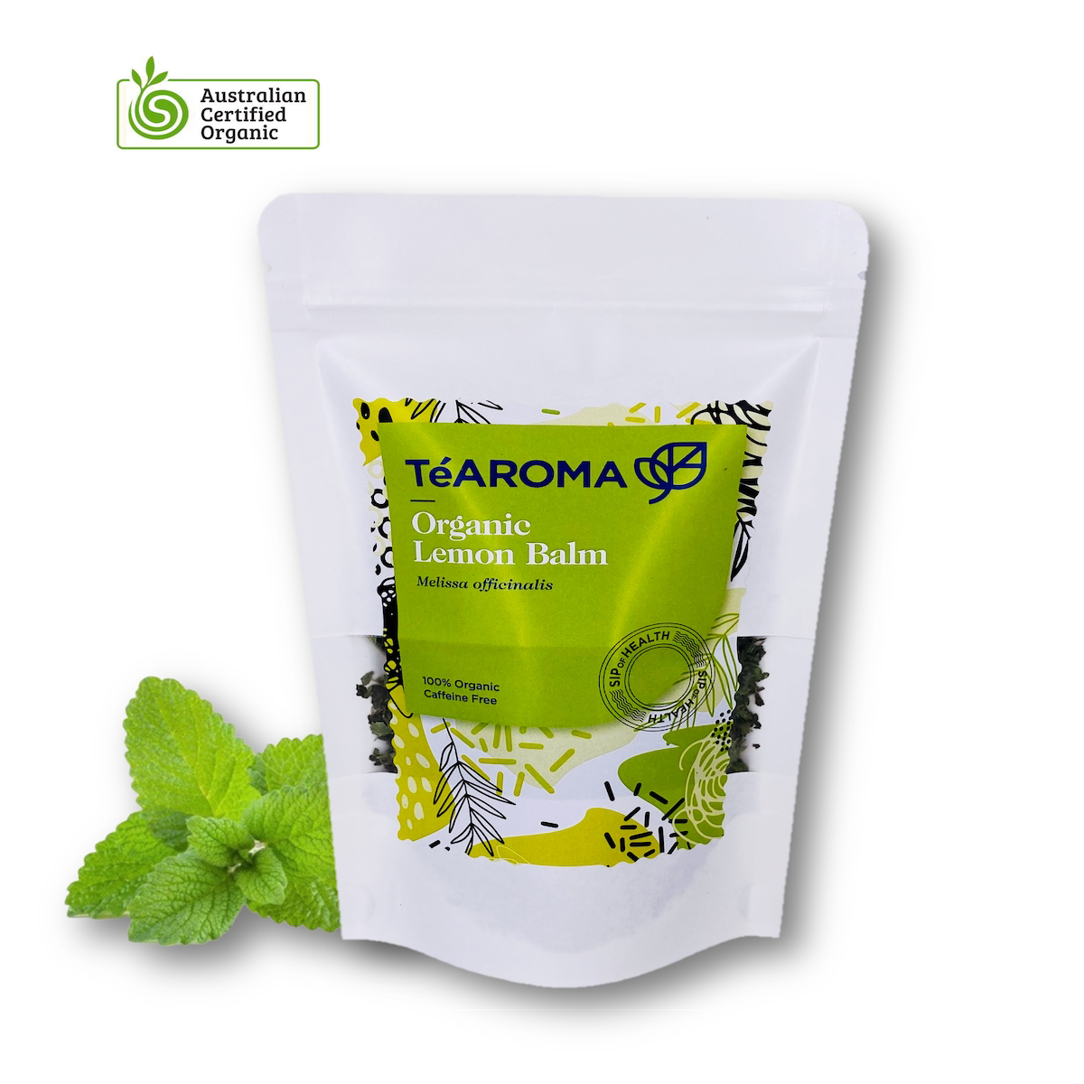TeAROMA有机柠檬香蜂草茶30克清新香气帮助消化舒缓敏感精选好茶
