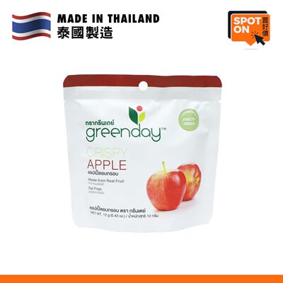 进口Greenday泰国苹果脆脆干非油炸冻干零食混合蔬菜片健康休闲