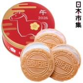 日版 神户风月堂马年限定福马经典 3味薄脆法兰酥饼礼盒1盒6件