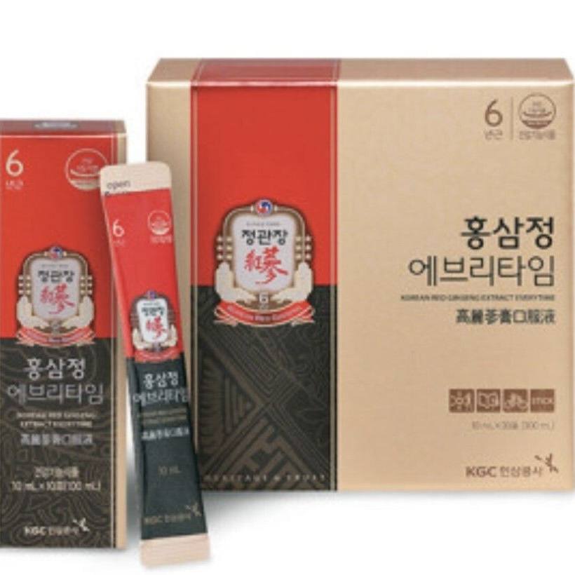 正官庄 特浓高丽参膏口服液10mlx30条缓解疲劳提神补气丰富类黄酮