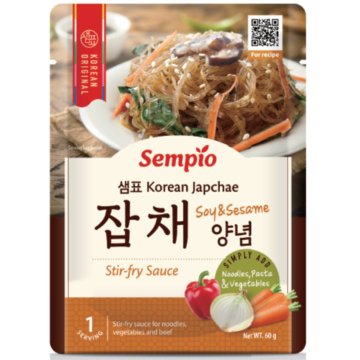 春川膳府炒杂菜粉丝酱油芝麻调味酱拌饭韩式酱料家用调料包装进口