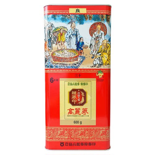 The Loel 韩国人参良字级30支600克高丽参原支参100%农协技术严选