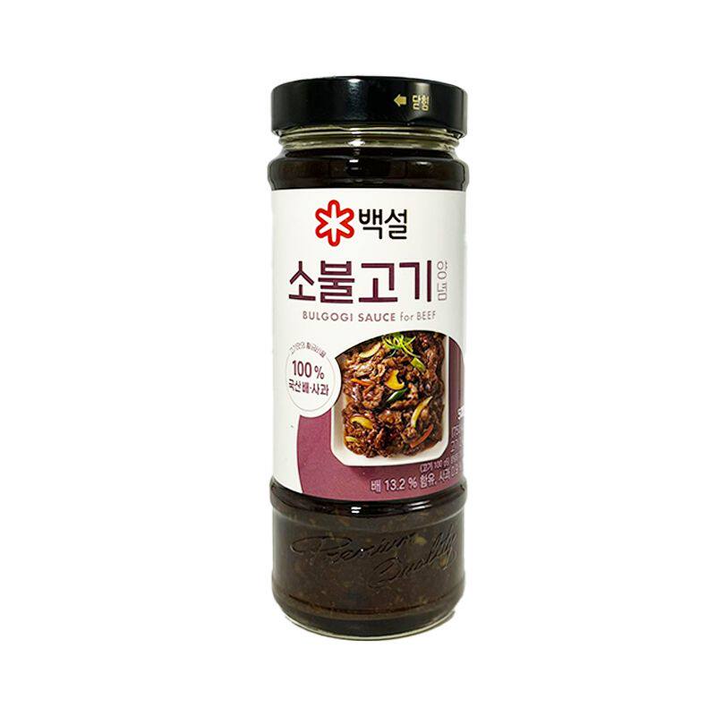 CJ腌牛肉酱不辣500g调味酱汁韩式酱料下饭调味酱韩国下饭菜酱进口