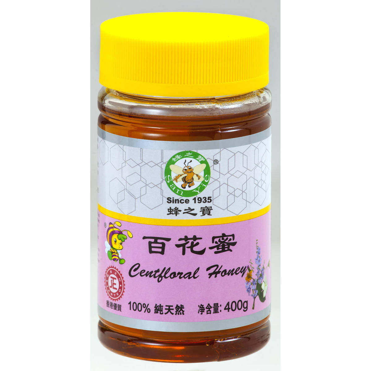 进口蜂之宝百花蜜400克有助滋润喉咙舒缓咽喉不适100%天然纯蜂蜜