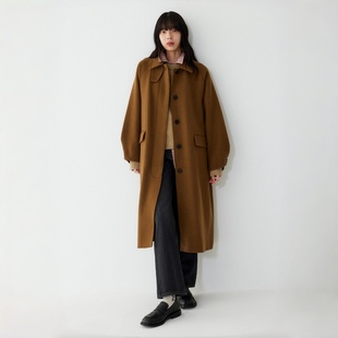 STUDIO TOMBOY 巴尔马肯大衣 女羊毛混纺通勤休闲宽松保暖外套