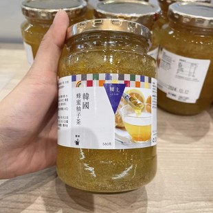 香港楼上 韩国蜂蜜柚子茶580g 暖胃姜茶养生茶1030克进口经期饮品