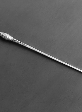 六合堂小荷手工苗银普洱茶针 茶刀复古民族风发饰发簪发钗簪子