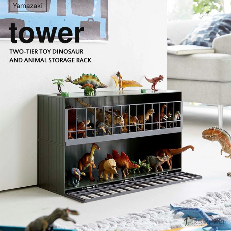 tower动物恐龙玩具收纳箱