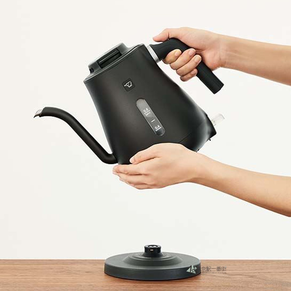 日本代购 ZOJIRUSHI/象印 CK-LA08 窄口型 0.8L 深褐色电热水壶