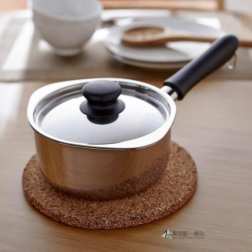 柳宗理18-8不锈钢单手汤锅小奶锅